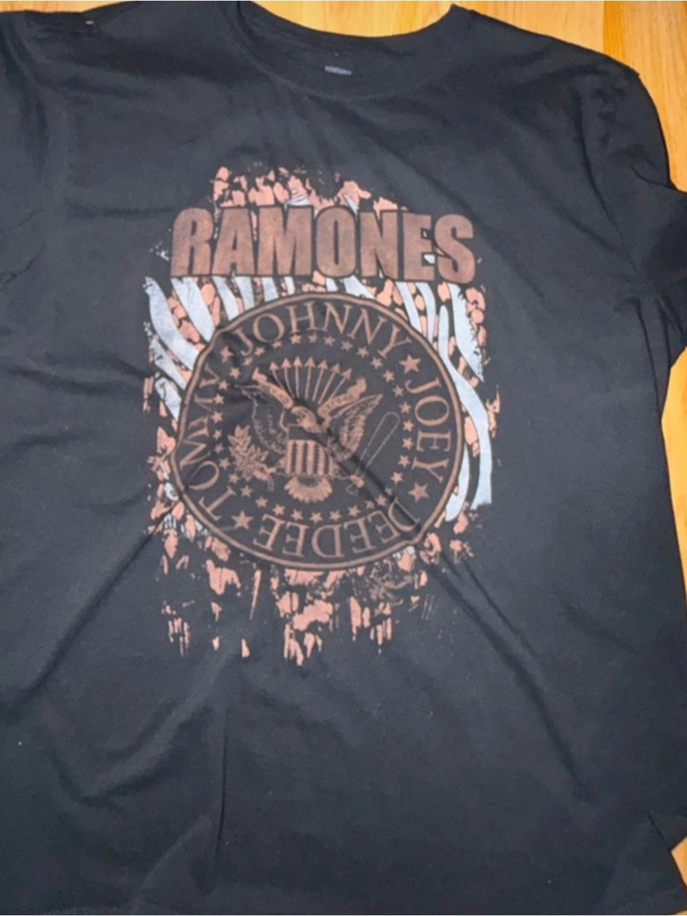 Ramones Graphic Short Sleeve Tee in Black